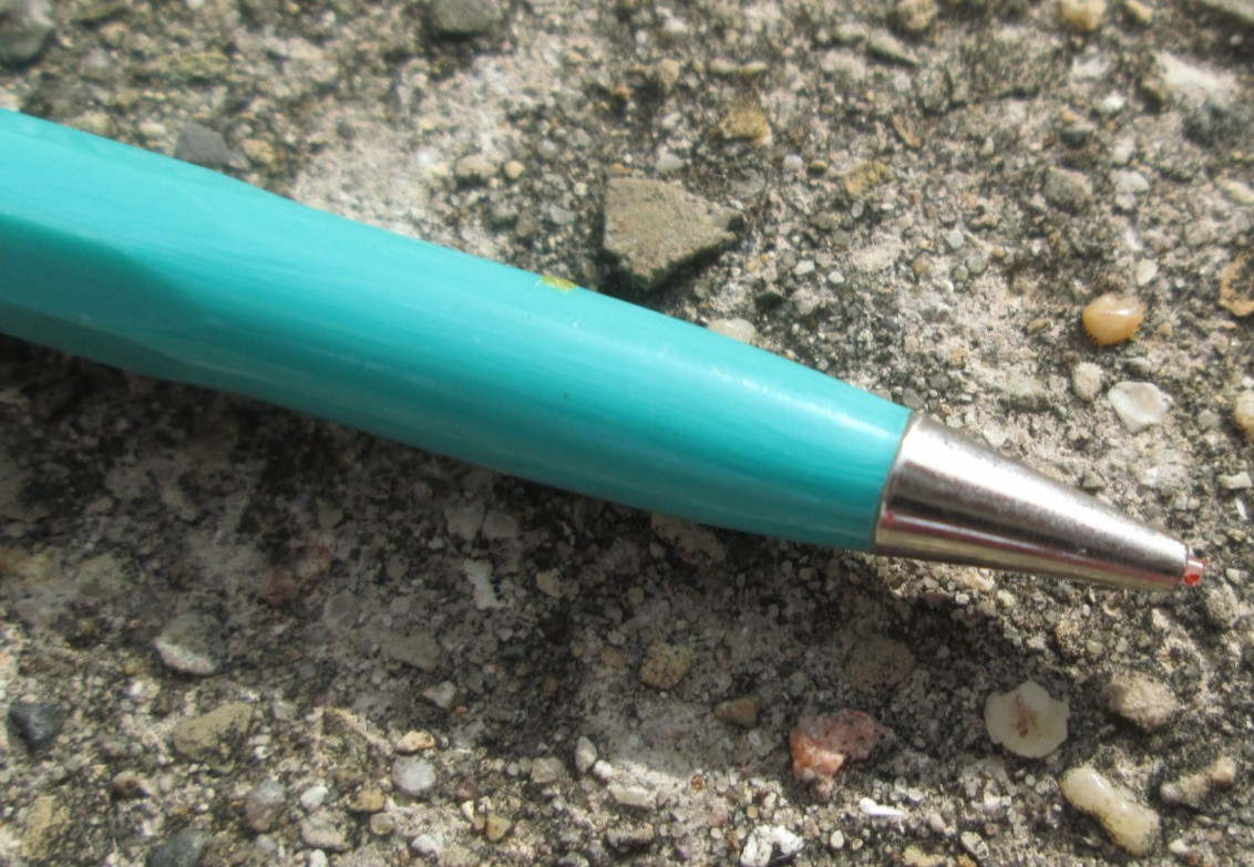 Scripto USA Aqua Blue-Green Mechanical Pencil NO LEAD Vintage