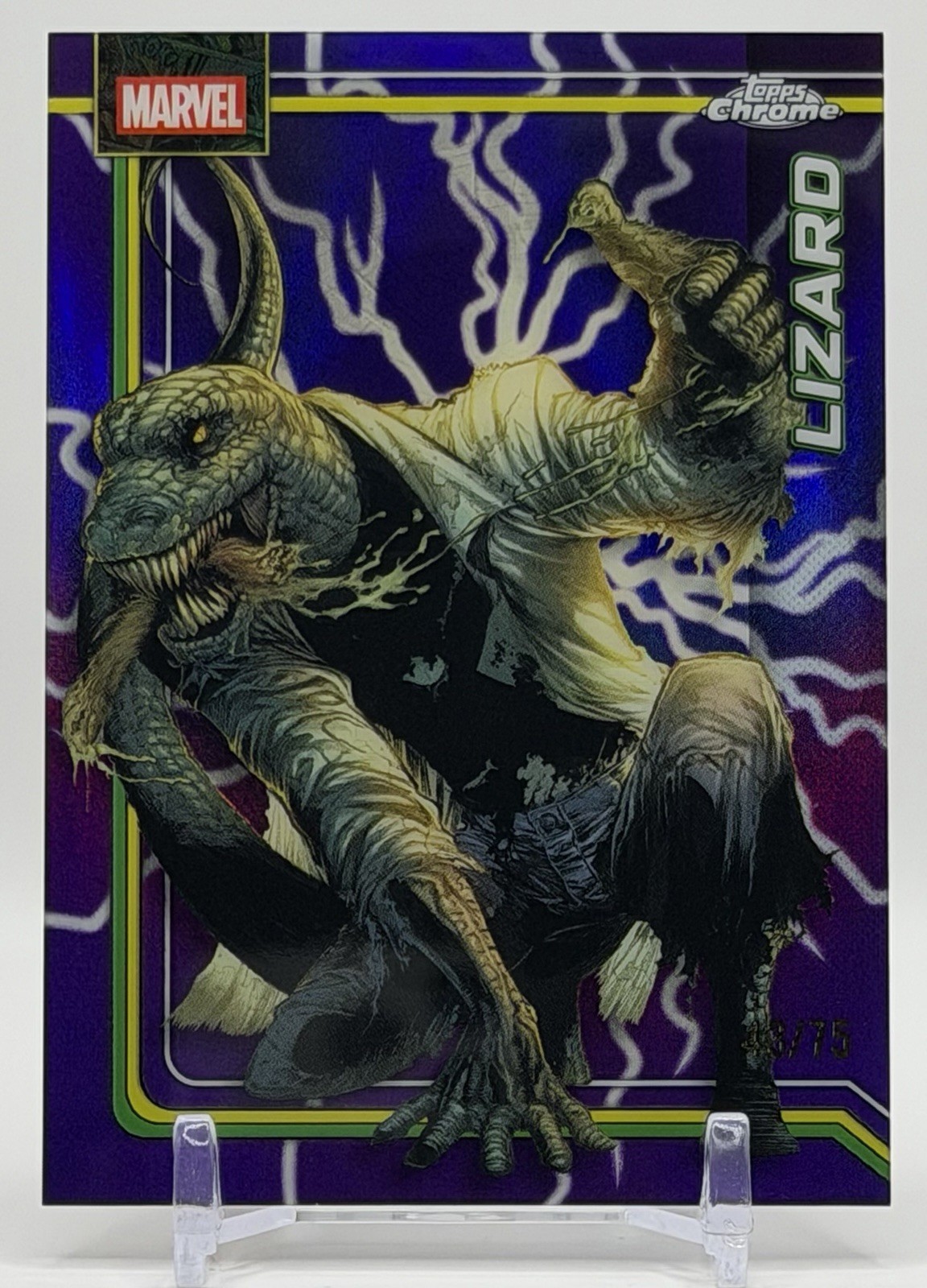 Lizard 2026 Topps Chrome Marvel #69 Storm’s Purple Lightning Refractor /75 READ