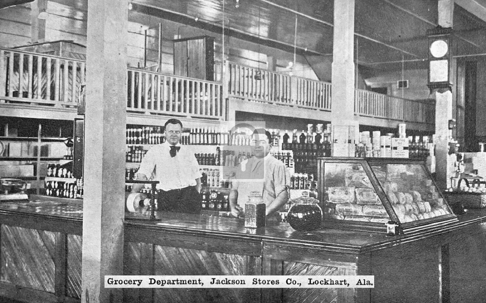 Grocery Department Jackson Stores Co Lockhart Alabama AL – Reprint