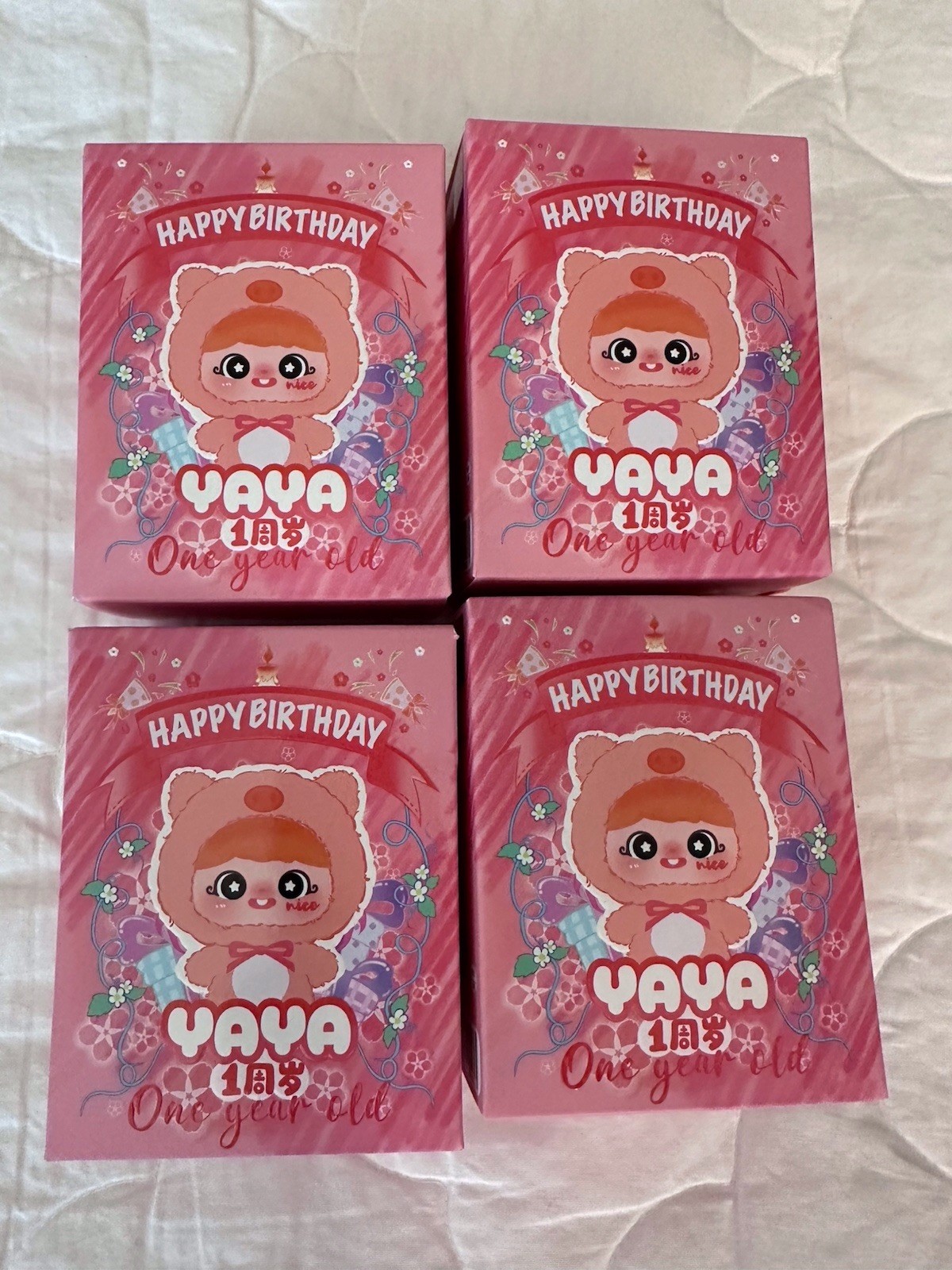 Happy Ghost YAYA Birthday Blind Pack QZ228 4 Pack