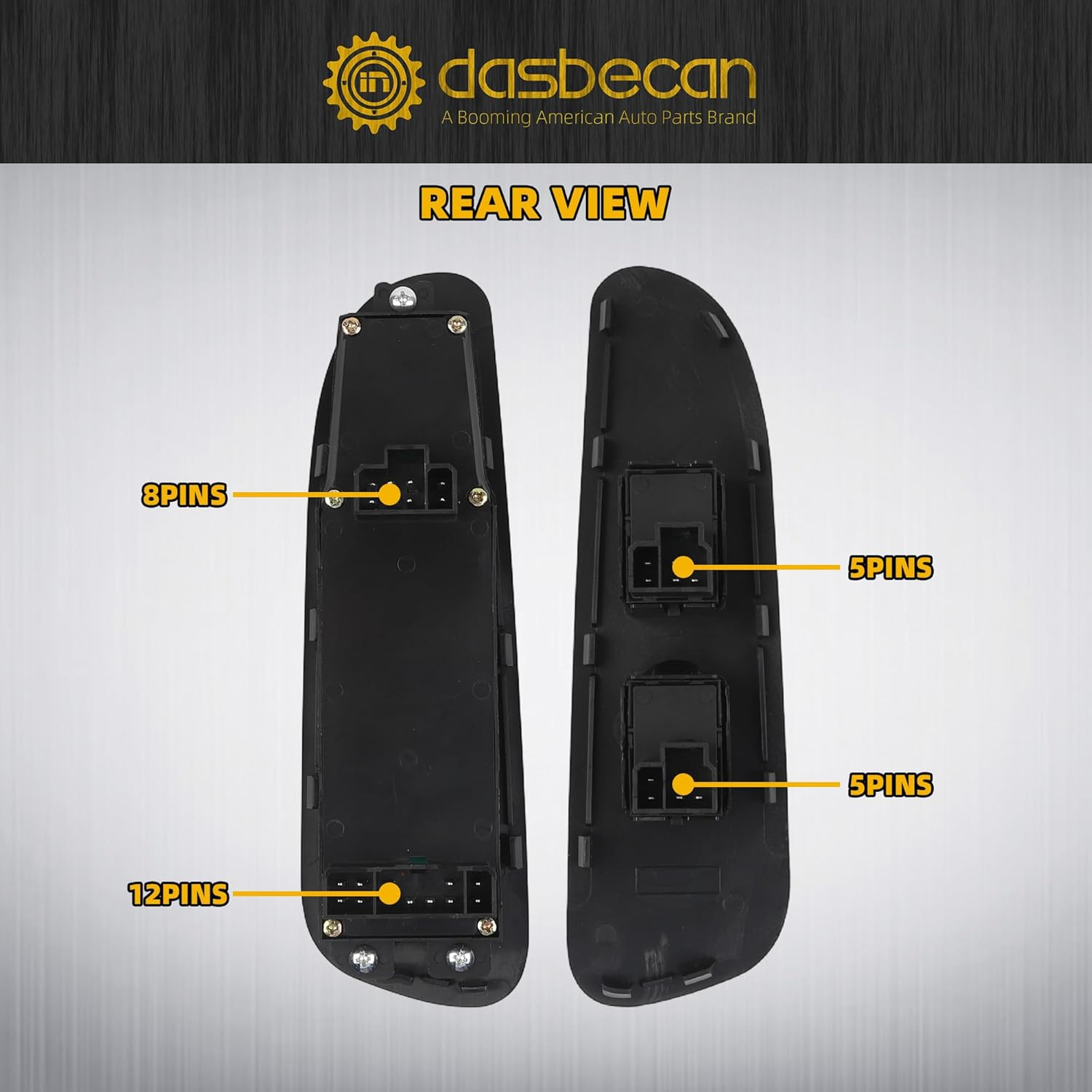 Master Power Window Switch and Bezel Compatible with Dodge Ram1500 2500 3500 200