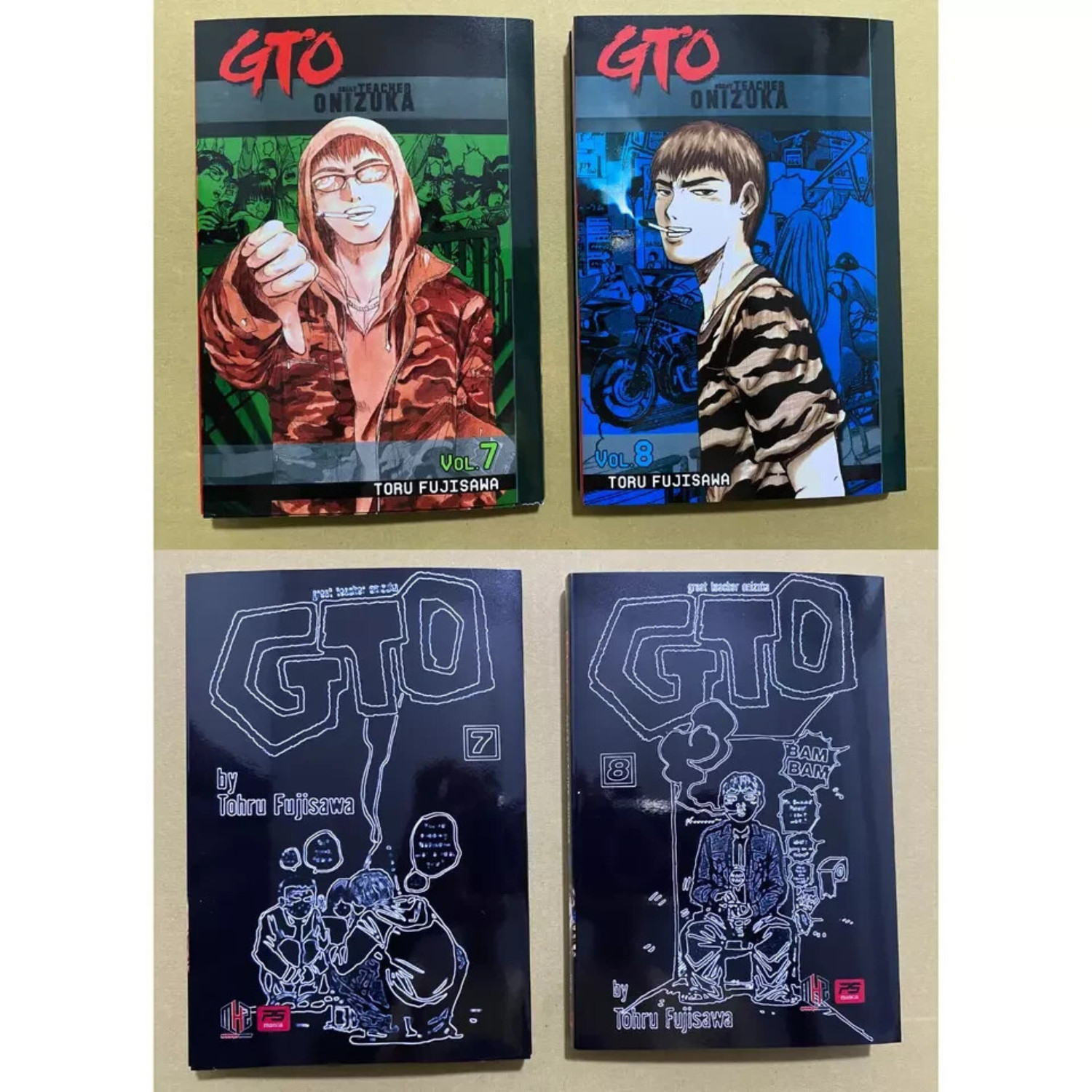 GTO Great Teacher Onizuka Manga Volume 1-25 Complete Set English Version Comic