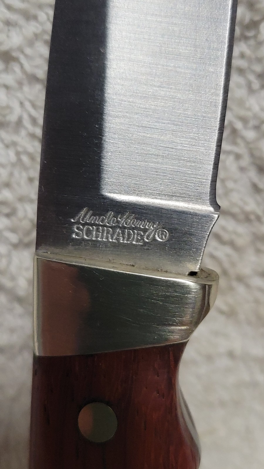 Schrade PH2N Re-Handled with Cherry Wood