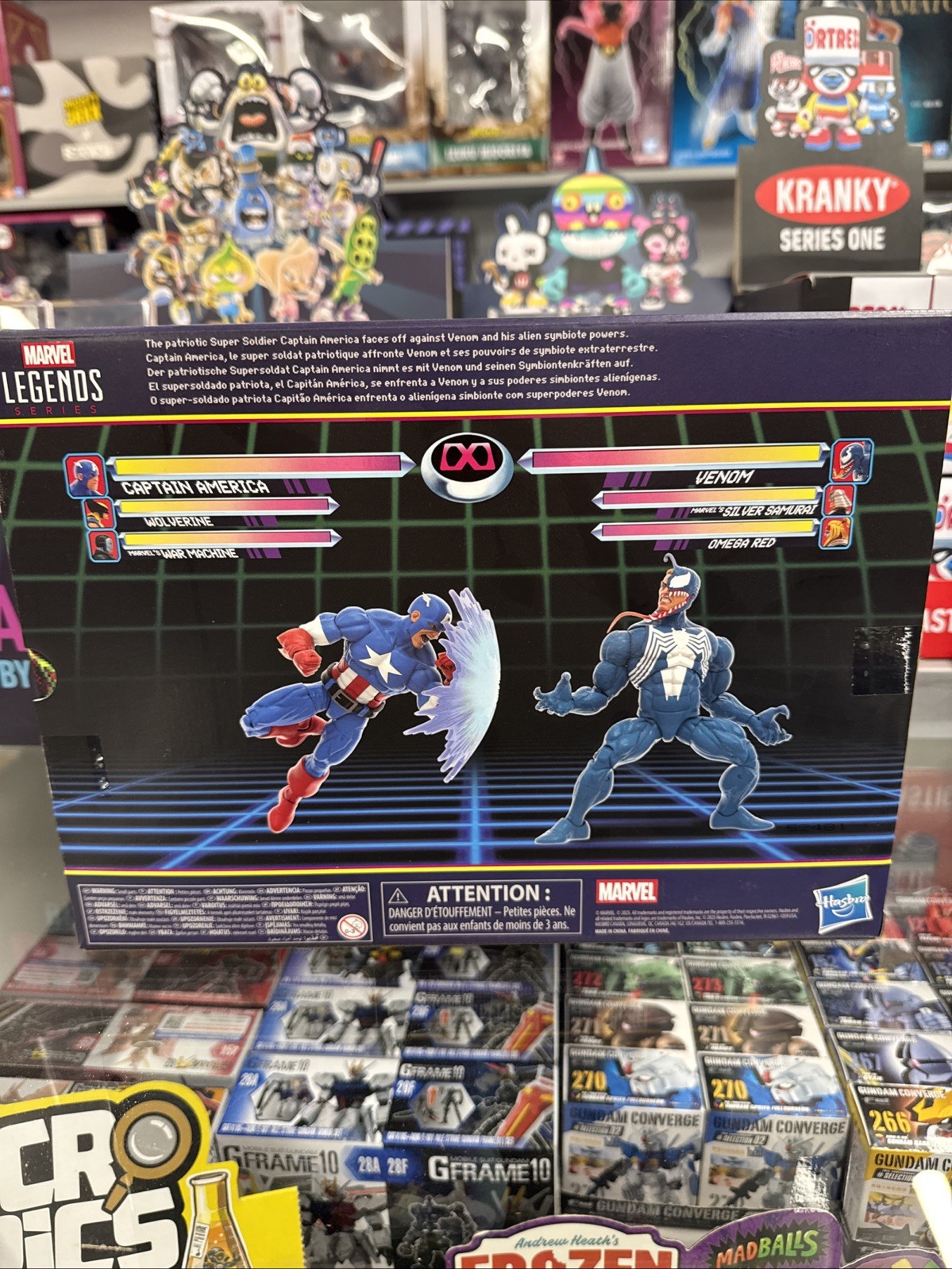 Marvel Legends Gamerverse Captain America vs Venom 6″ Action Figure 2-Pack New!
