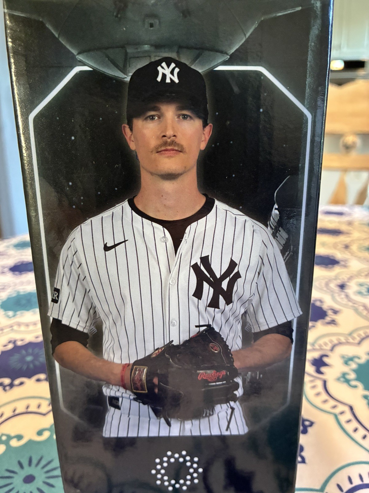 Max Fried Mandalorian and Grogu Bobblehead Obtained at Yankee Game 05/02/26