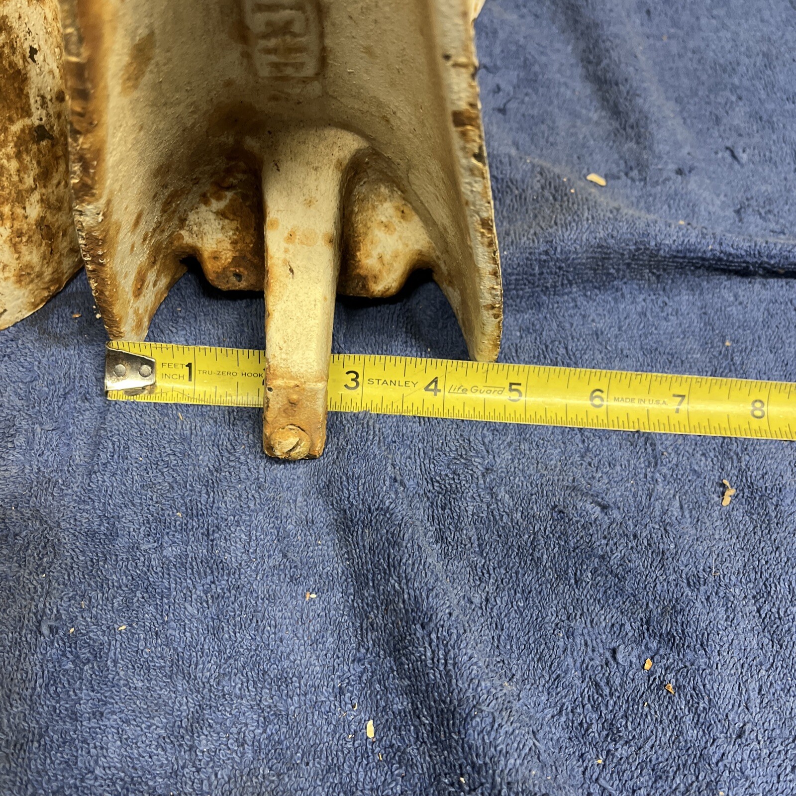 4 Antique Cast Iron Legs for Wood Coal Burn Pot Belly Stove Parlor Parts