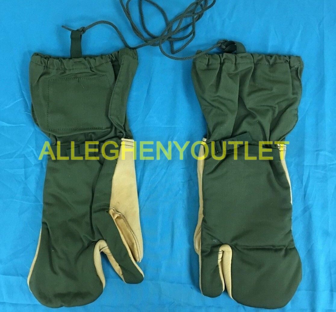 US MILITARY COLD WEATHER TRIGGER FINGER MITTENS Gloves W/ LINER W/L Medium NEW