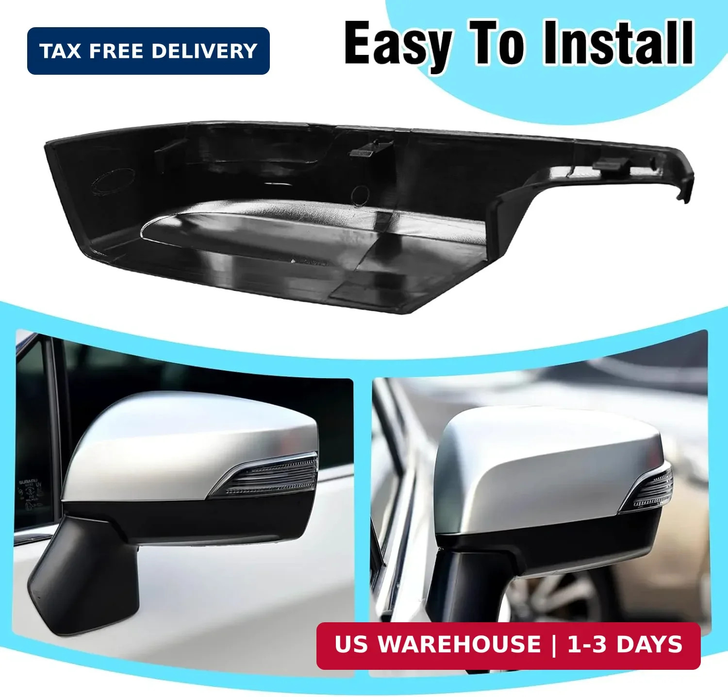 1PC Compatible with Subaru Mirror Bottom Cover Outback 2015 2016 2017/Legacy 201
