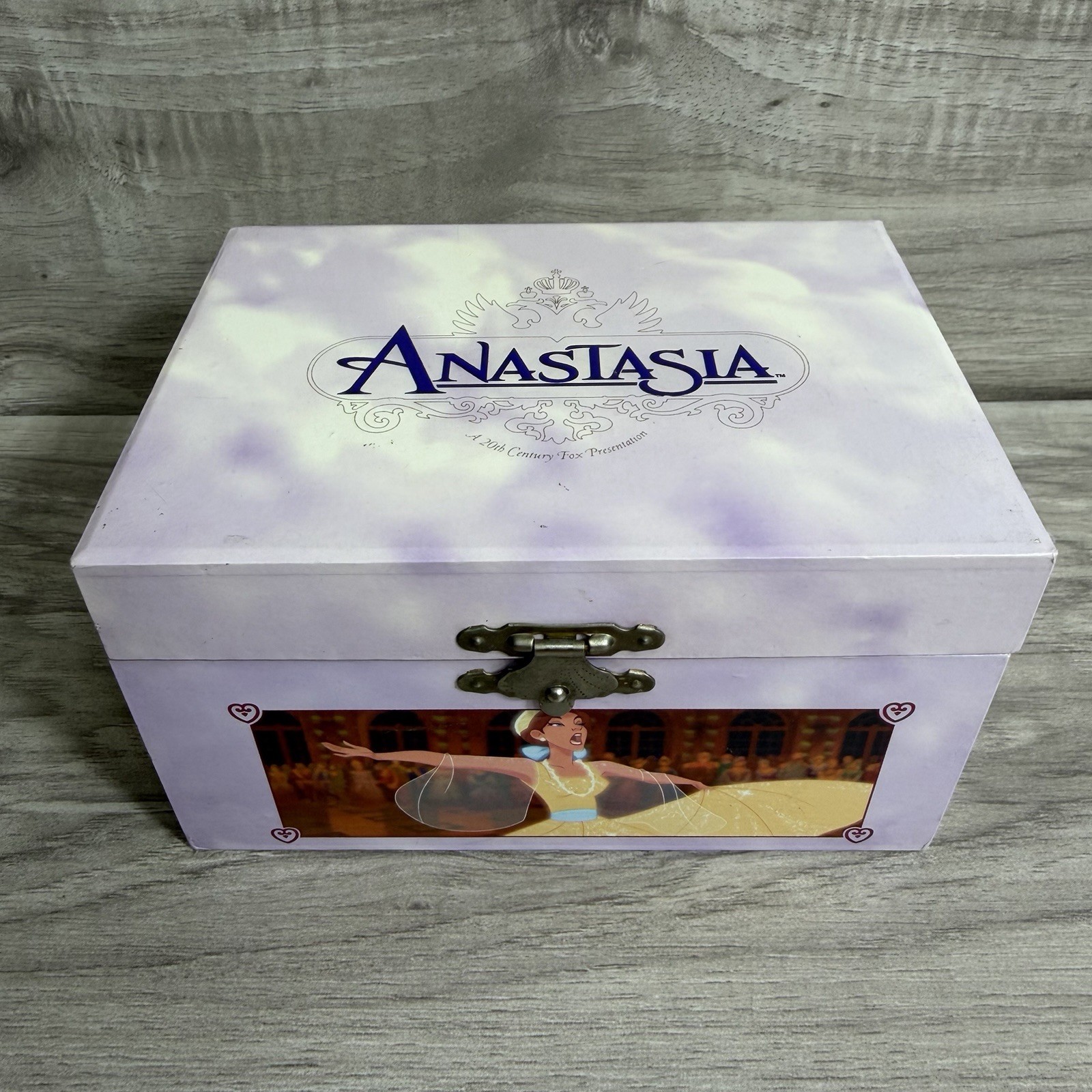 Anastasia Jewelry Music Box 1997 Working Tested Disney Fox
