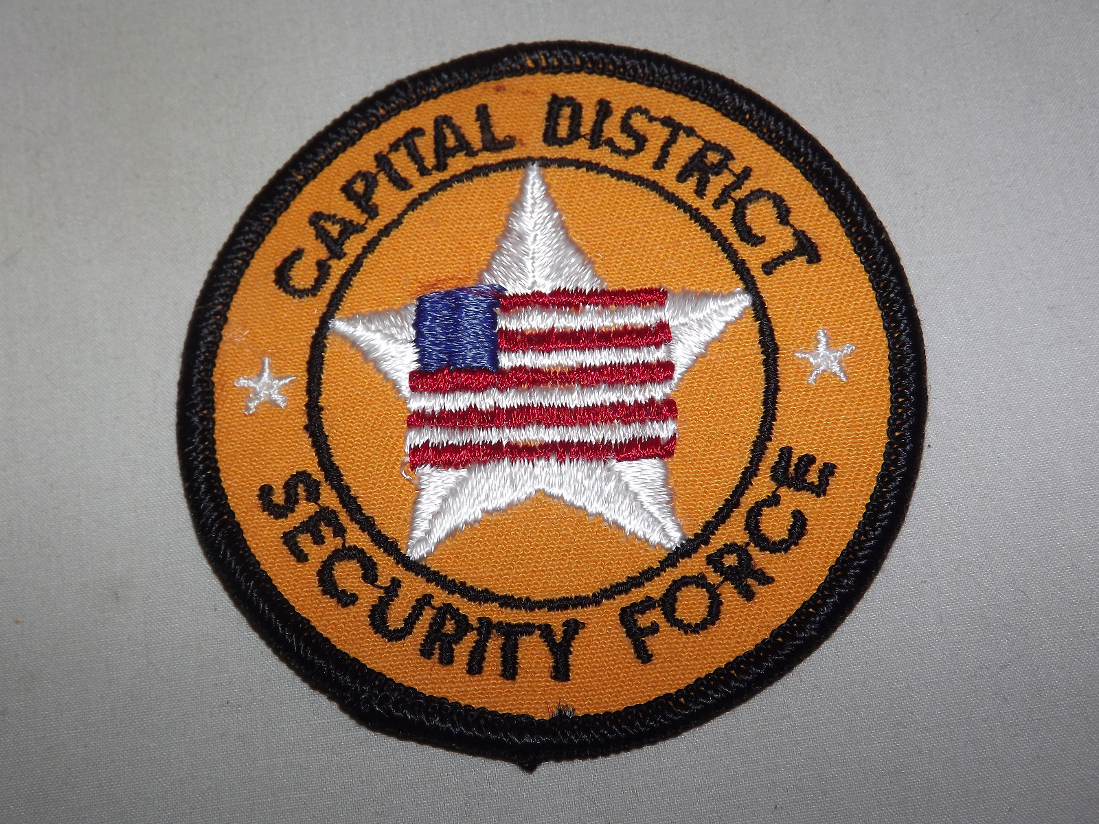 VINTAGE POLICE PATCH NEW YORK CAPITAL DISTRICT SECURITY FORCE