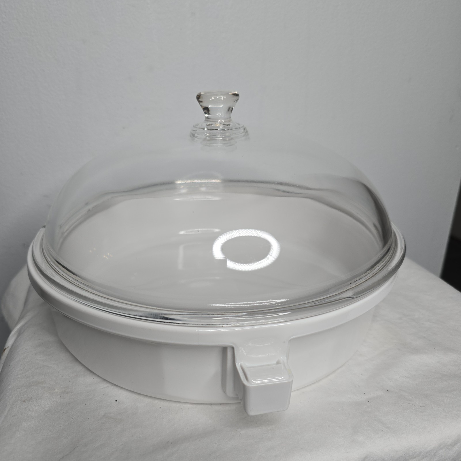 Princess House Nouveau Exclusive Large 10.5 In Skillet & Lid, White France