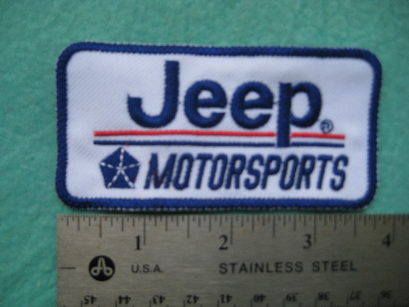 Jeep Motorsports Racing Service Parts Dealer Uniform Shoulder Patch