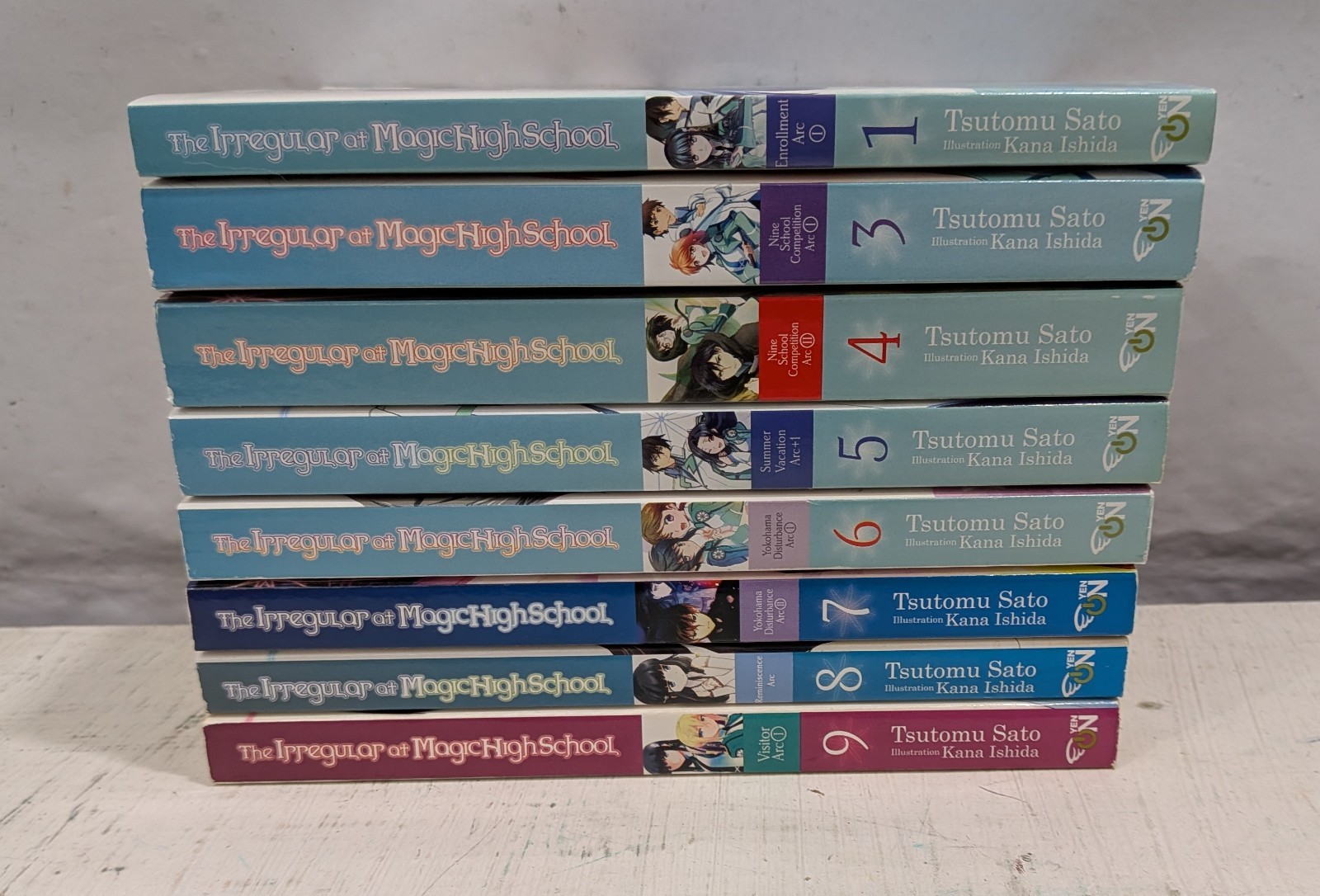 The Irregular at Magic High School Lot of 8 Volumes 1 3-9 Light Novels 4 5 6 7 8