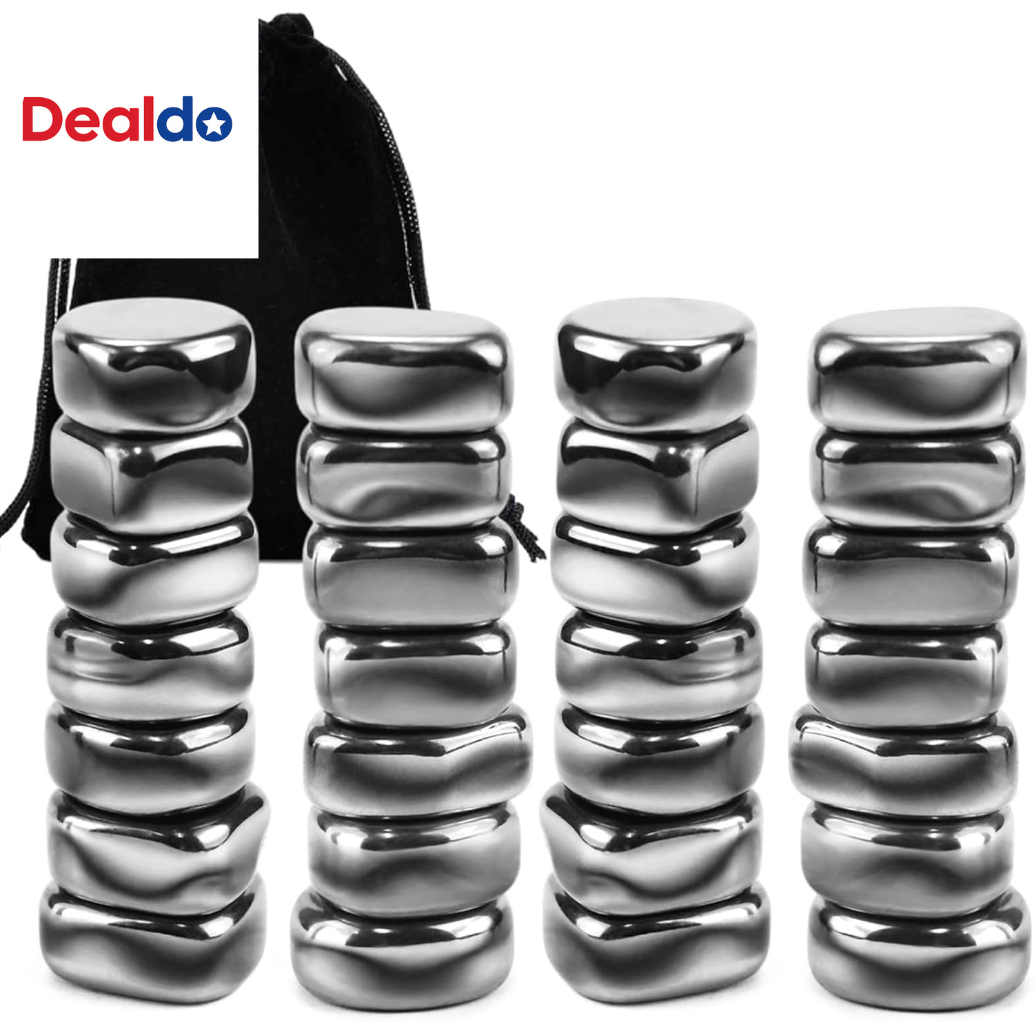 28 Pack Black Fridge Magnets, Small and Strong Magnets, Strong Refrigerator Magn