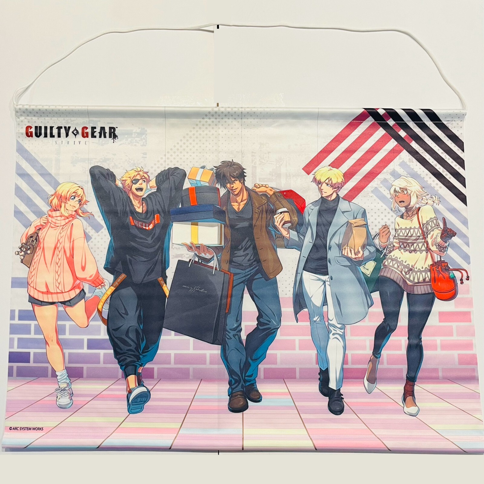 Guilty Gear Strive Wall Scroll – Shibuya Street Wear style *Official* BIG!