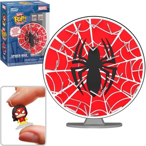 Funko Bitty Pop Spider-Man Web Display Shelf Marvel Collector Display Case