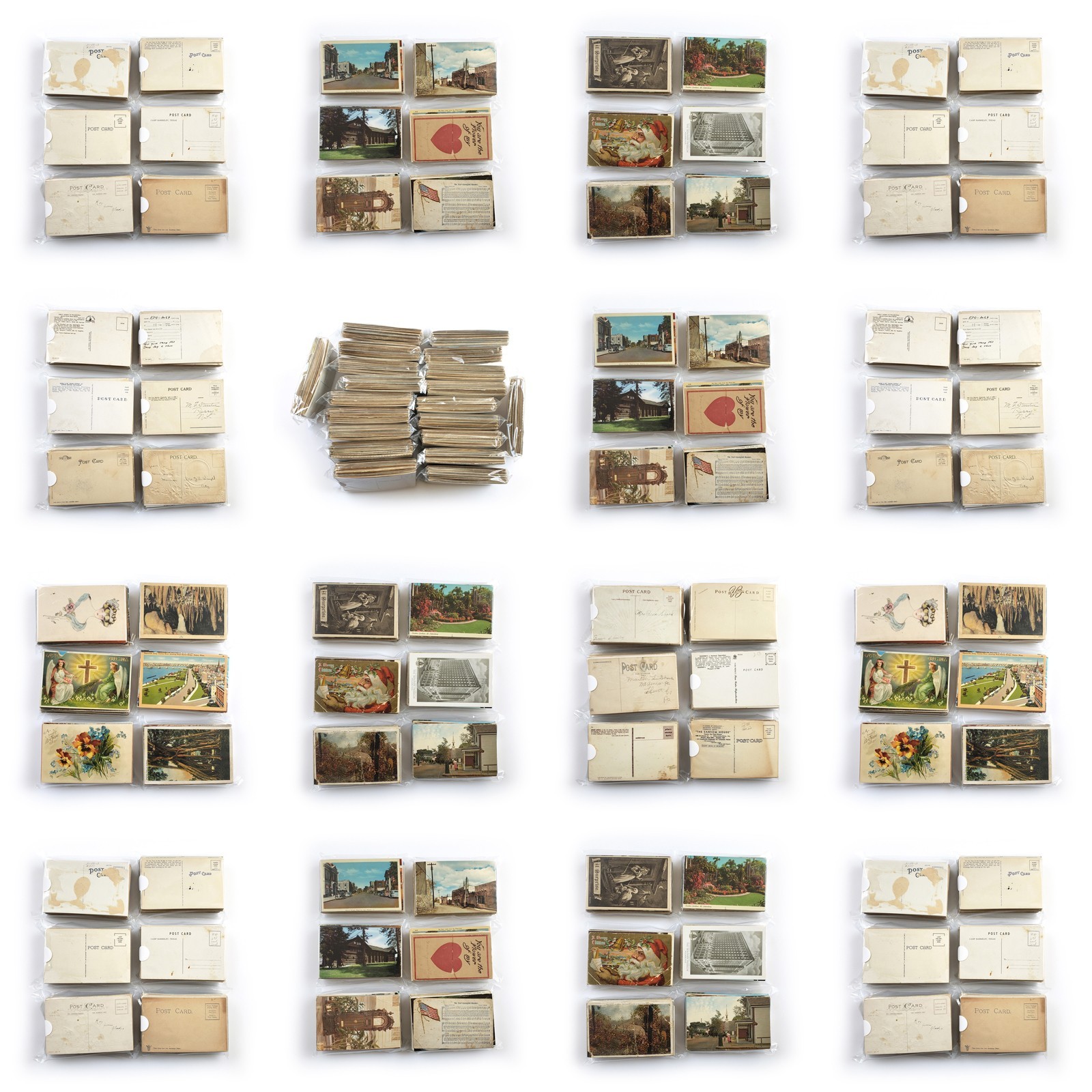 75 Damaged Postcards Lot – Junk Journal Decoupage Unposted Vintage Craft Project