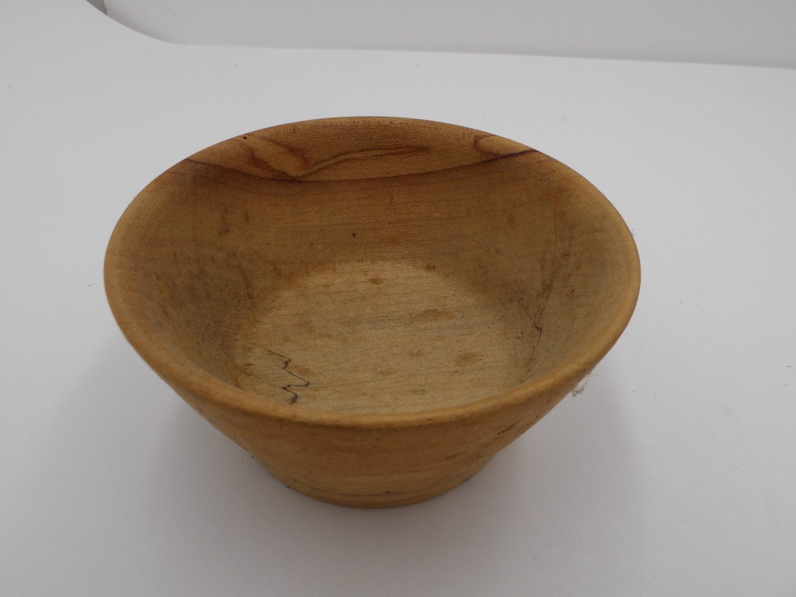 Vintage Hand Turned Wood Bowl Stamped “AG” Lot H