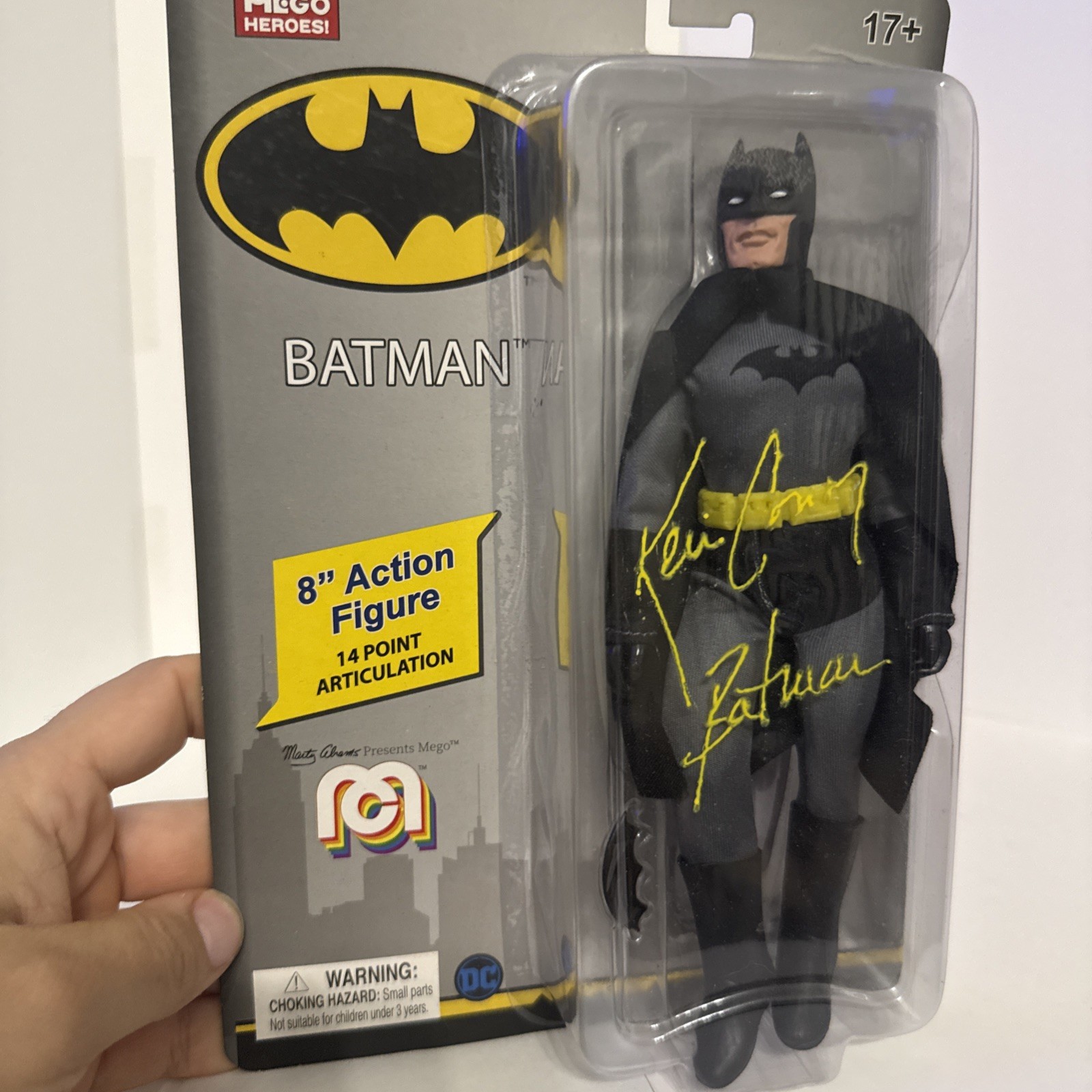 Kevin Conroy DC Batman Signed Mego Action Figure