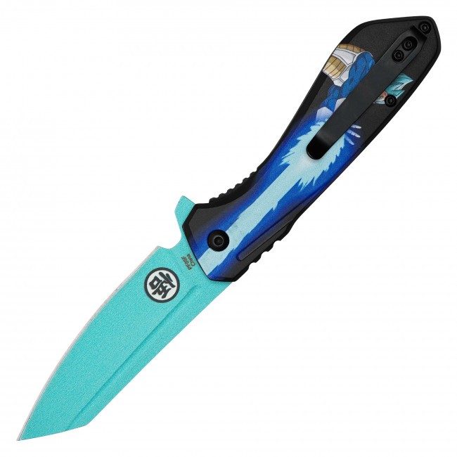 7.75″ Vegeta Dragon Ball Super Spring Assisted Folding Pocket Knife EDC