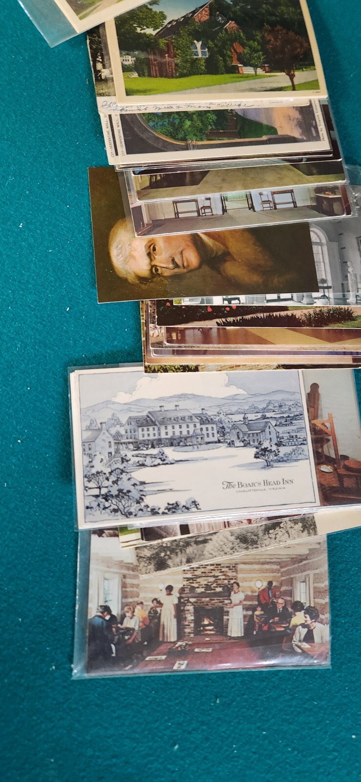 LOT OF 100 dif ANTIQUE, vintage Virginia POSTCARDS