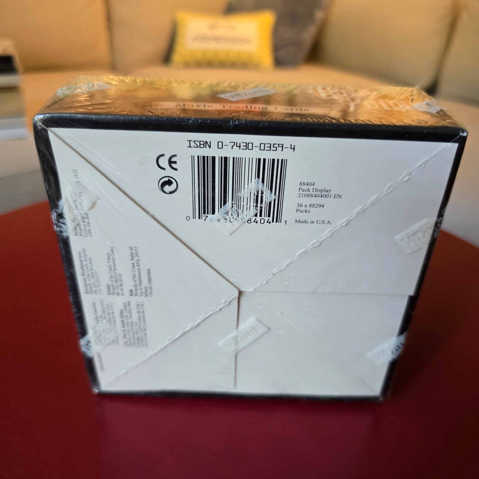 Harry Potter & The Sorcerer’s Stone – SEALED Movie Trading Cards Box
