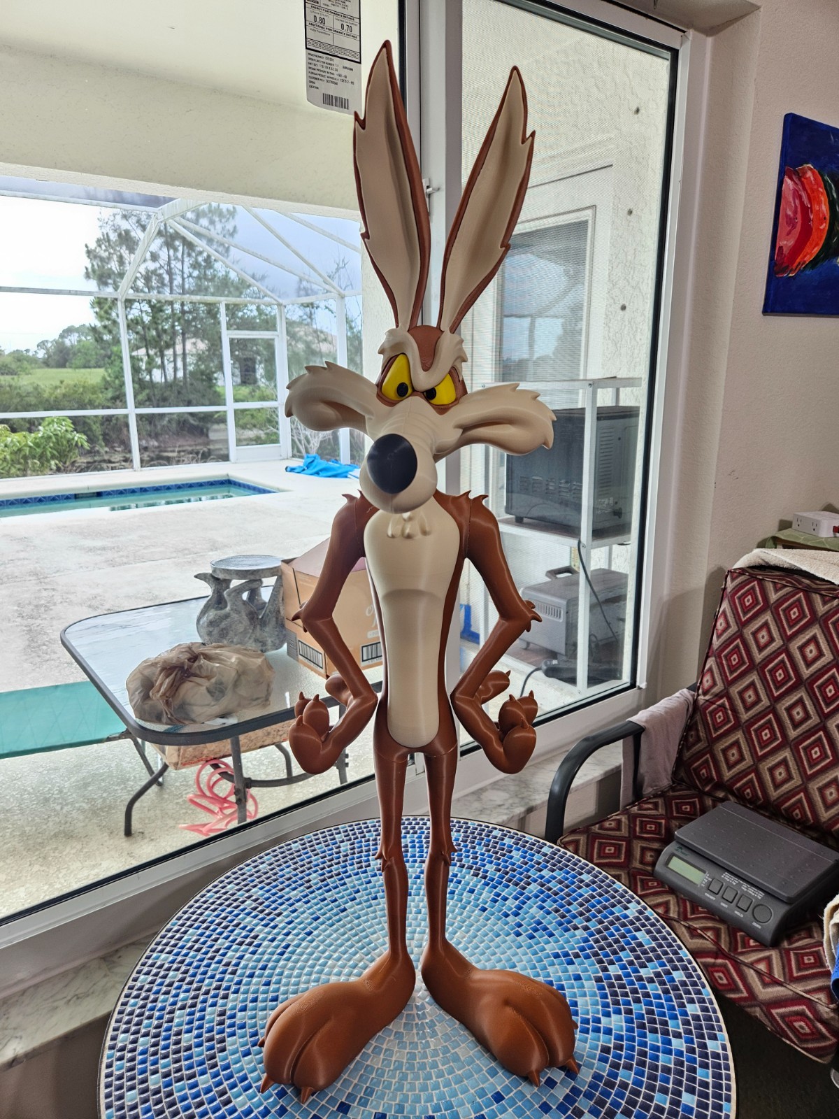 Wile E Coyote Inspired Large Life Size Replica