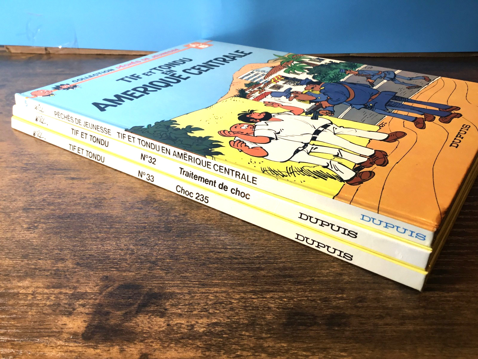 Tif et Tandu, Les Aventures 3-Book lot french hardcover comics Very Good Cond.