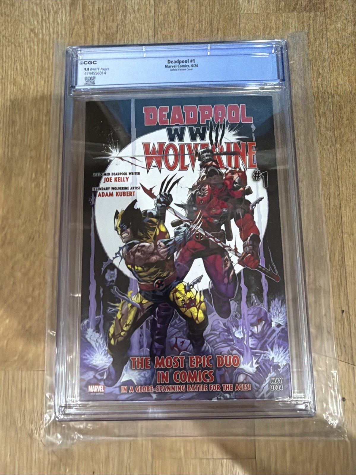 😵Deadpool 1😵CGC 9.8 MINT!😵Liefeld Variant😵FREE SHIPPING😵