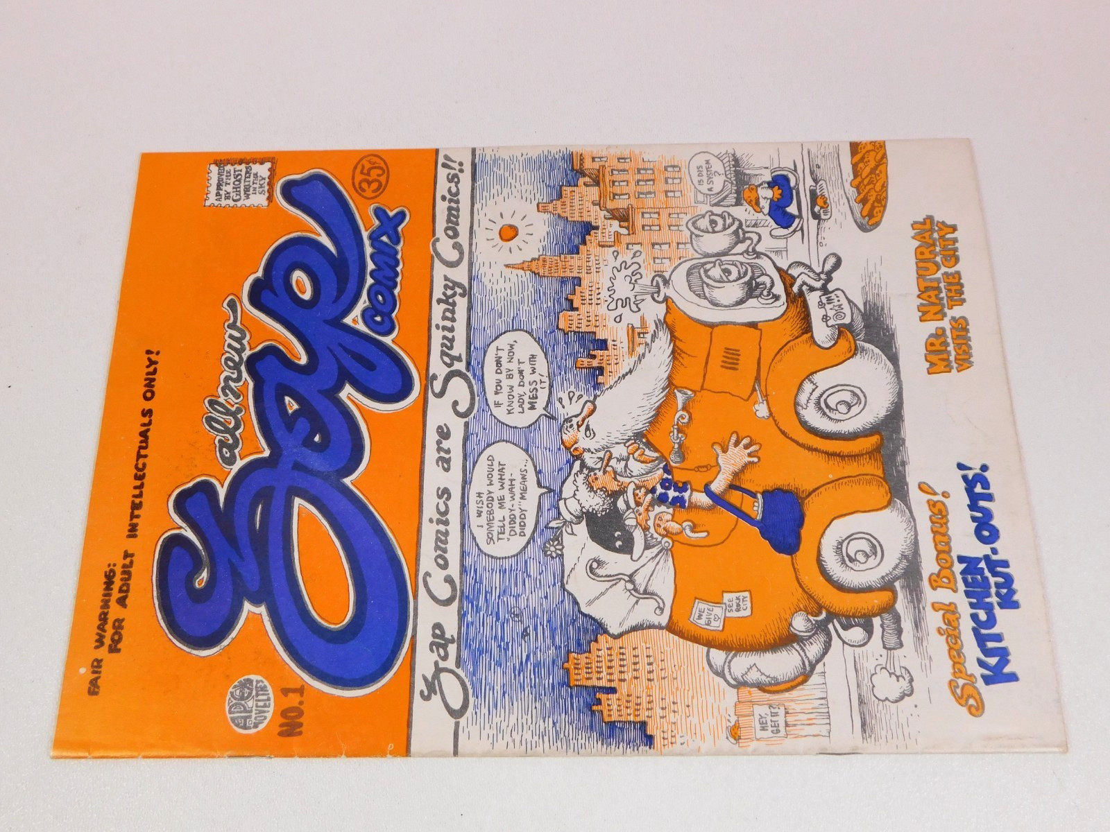 ZAP COMIX #1 – R Crumb – 2ND Print Underground Comic