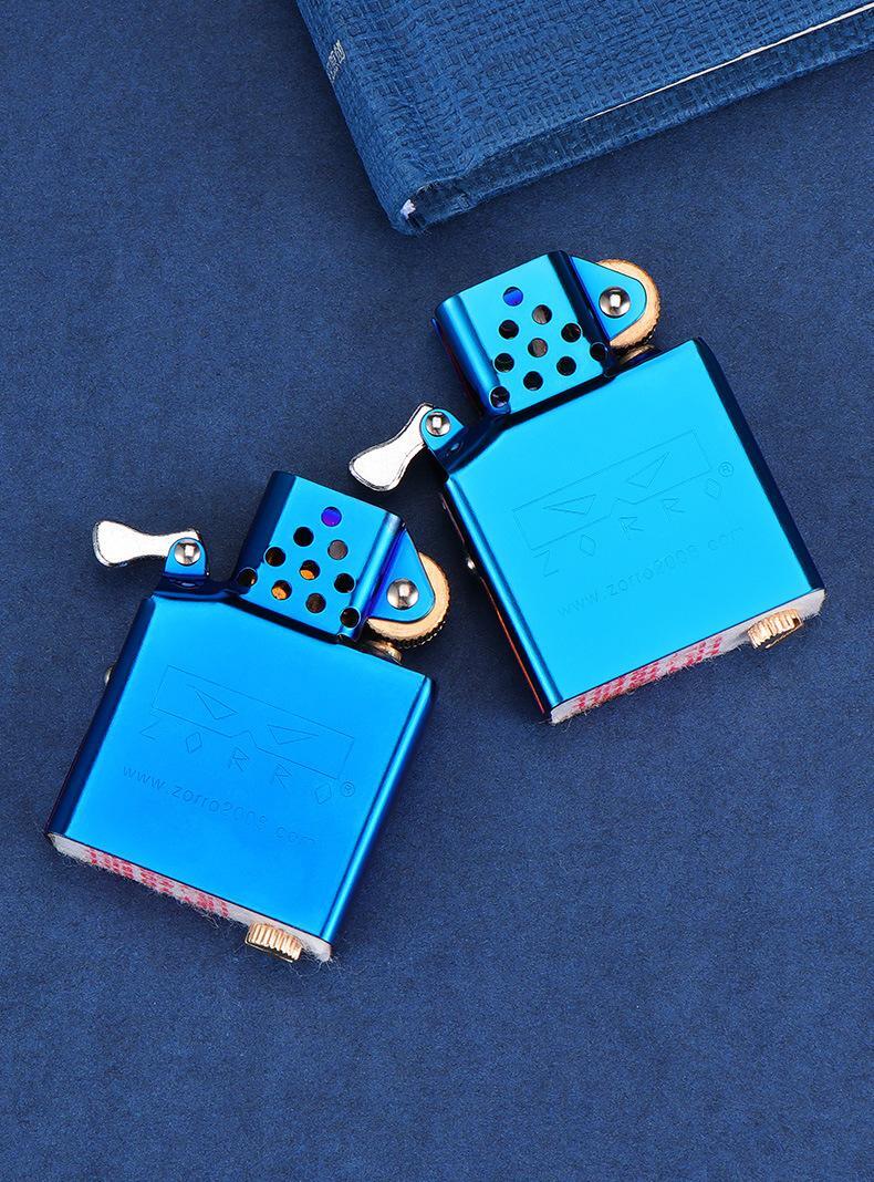 ZORRO 902 Kerosene Lighter Brass Insert Parts Upgrade Windproof Movement Box