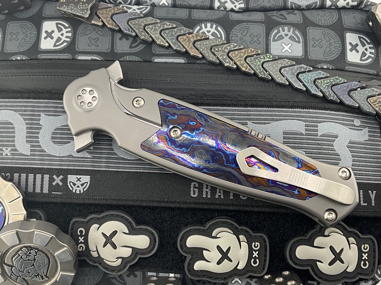 Sharp By Design Custom Arch Nemesis Titanium Zircuti Satin M390 Dual Edge