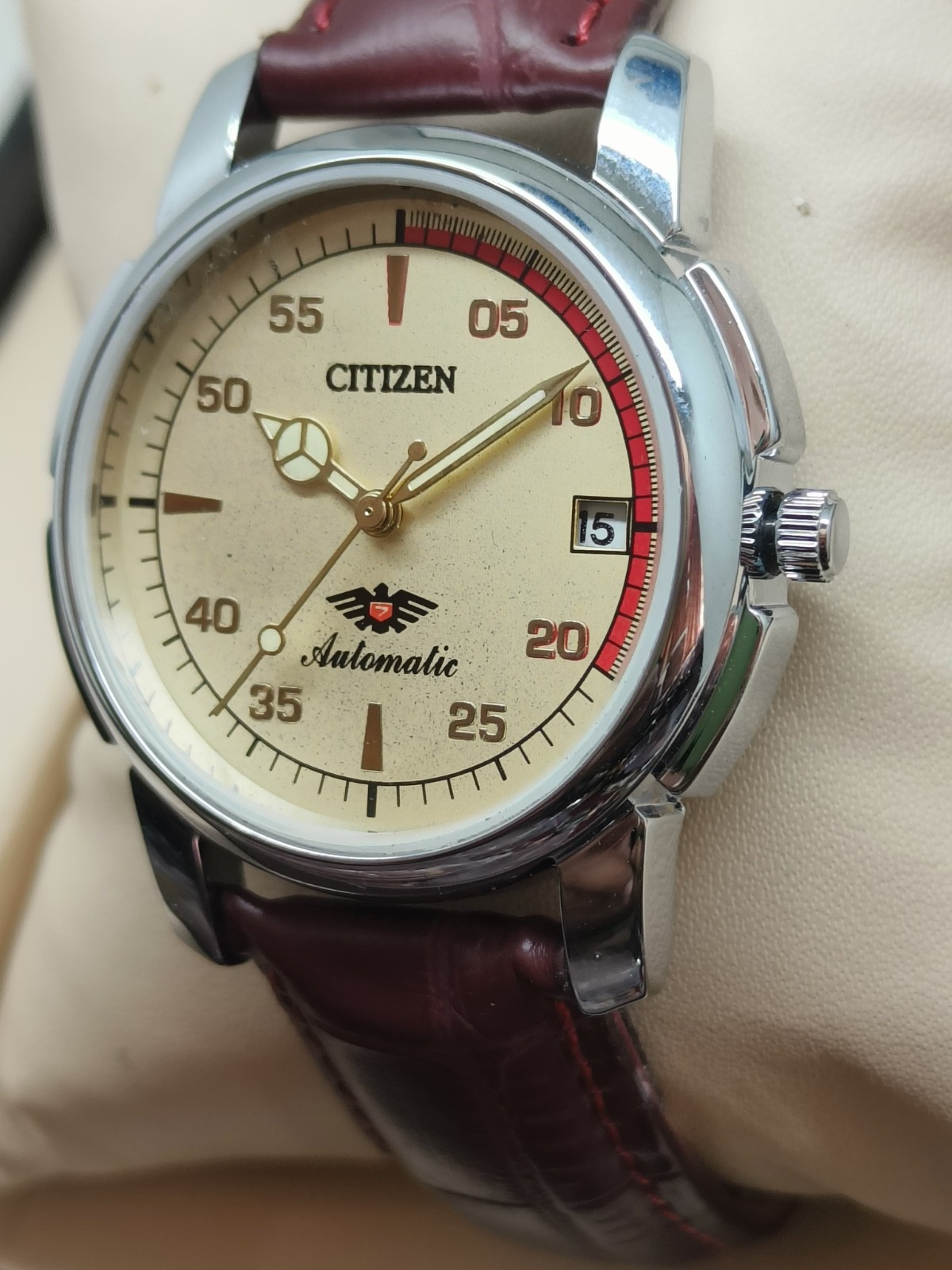 Citizen automatic mechanical movement men’s watch day& date display