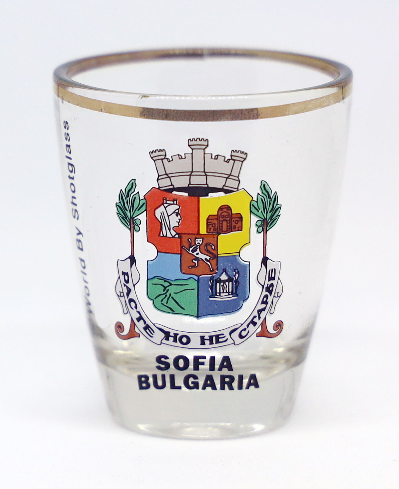 BULGARIA SOFIA SHOT GLASS SHOTGLASS