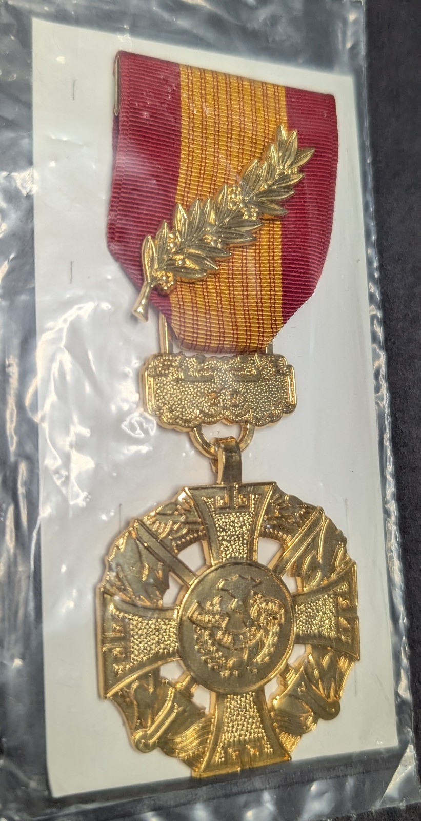 Anodized Republic of Vietnam Gallantry Cross w/ Palm