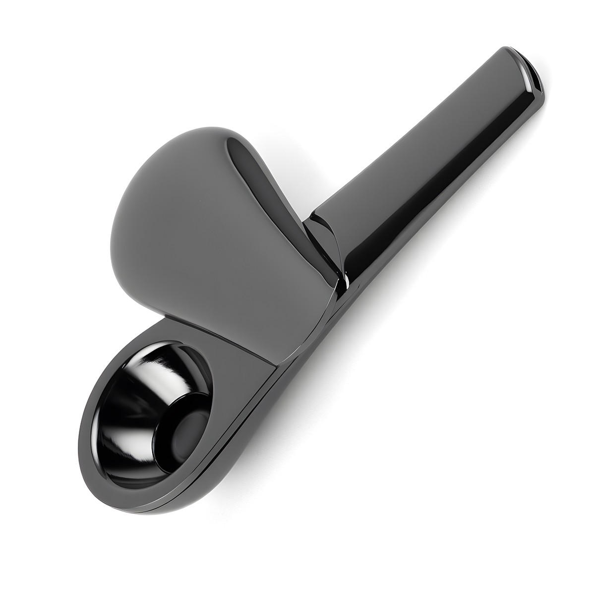 Zinc Alloy Smoking Pipe Set Detachable Easy Clean Black Gunmetal Artisan Design