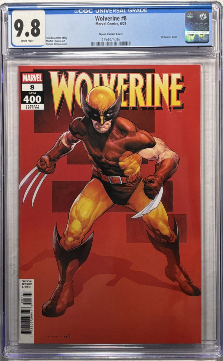 WOLVERINE #400 CGC 9.8 NM/MT 🔥Opena Variant Edition 🔥Marvel Comics