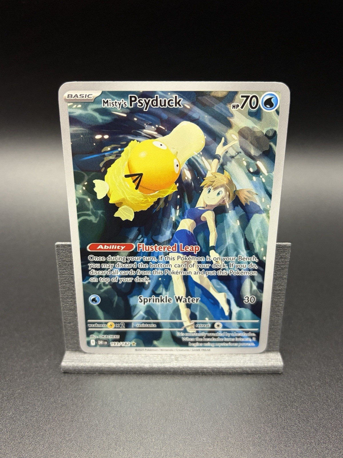 Misty’s Psyduck 193/182 Sv10: Destined Rivals Illustration Rare Holo Near Mint