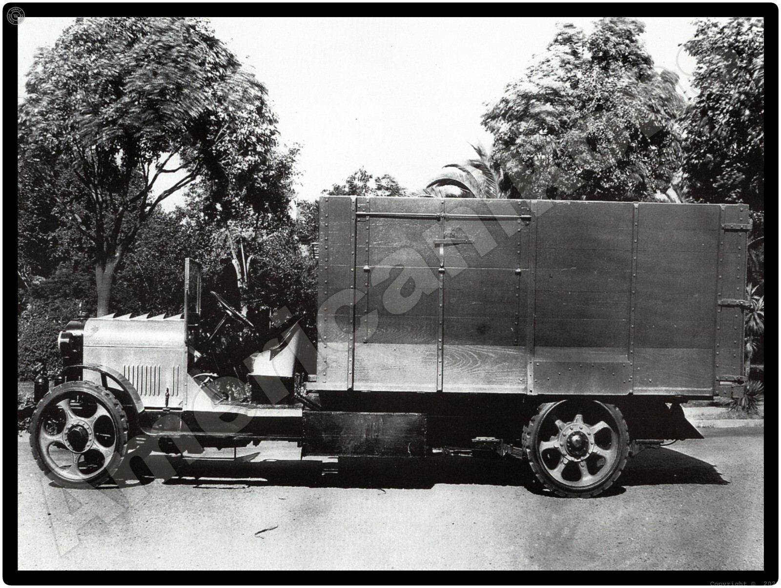 1927 Fageol Scavenger Truck, Garbage Truck New Metal Sign