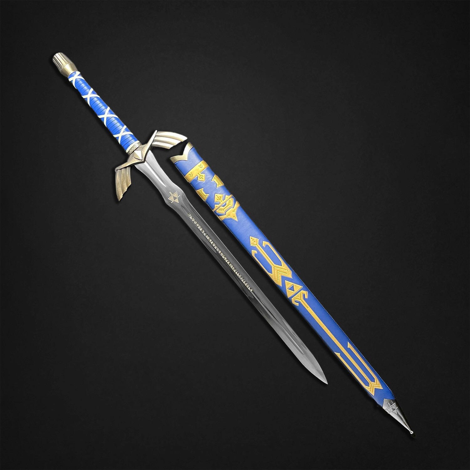 Fantasy Master Sword Replica Includes a Brown Frog Intended For Cosplay/Costumes