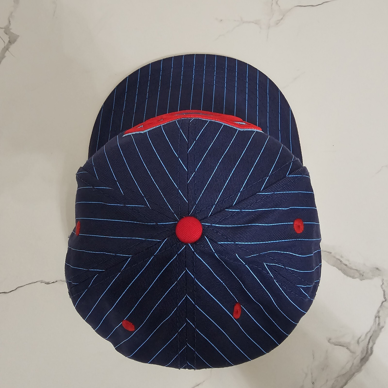 Superman Hat Cap DC Comics Six Flags Blue Hero Flat Brim Snapback Baseball Hat