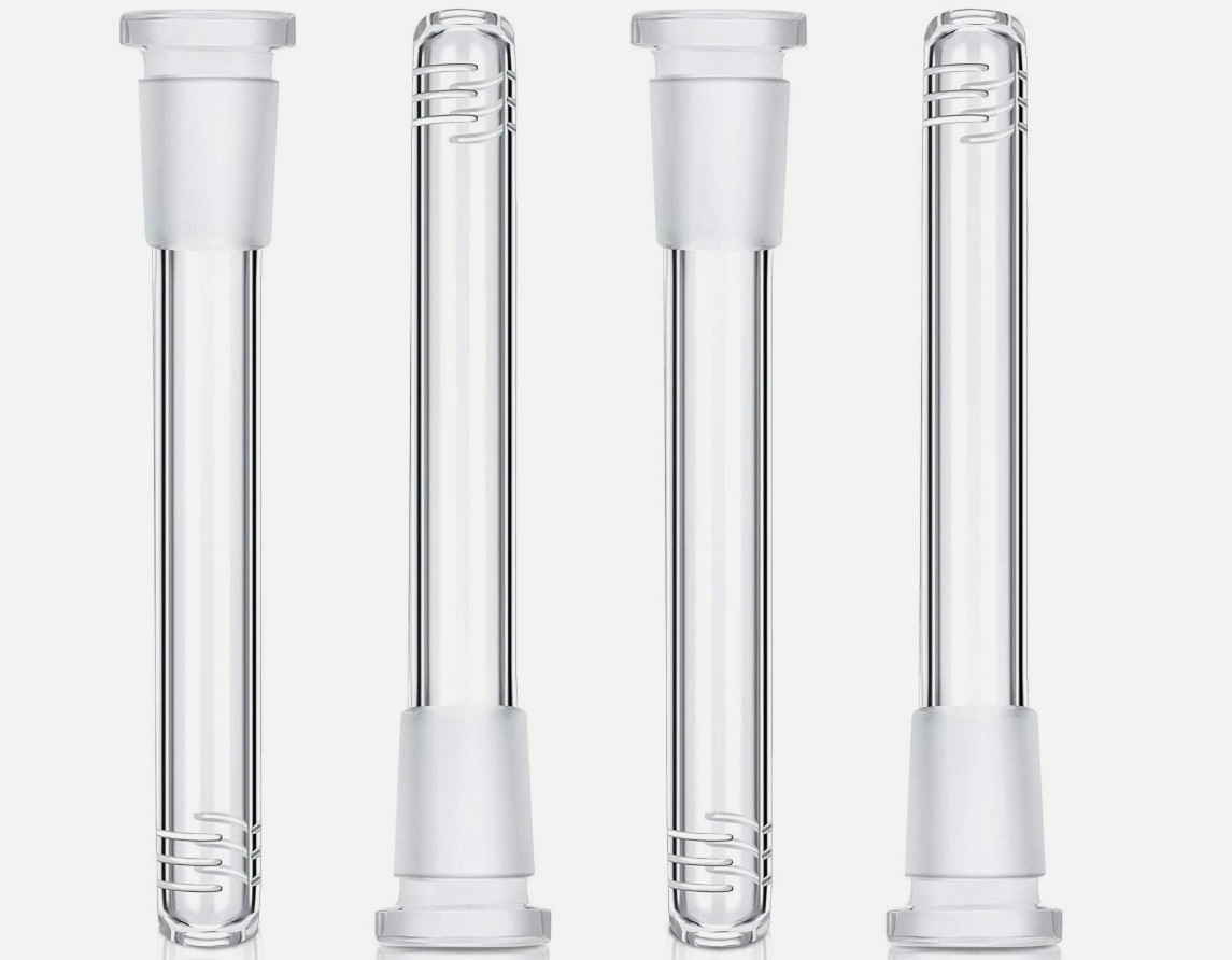 4X 4 inch Hookah Water Filter Pipe Glass Bong Downstem fit for 8/9/10/12 Bong