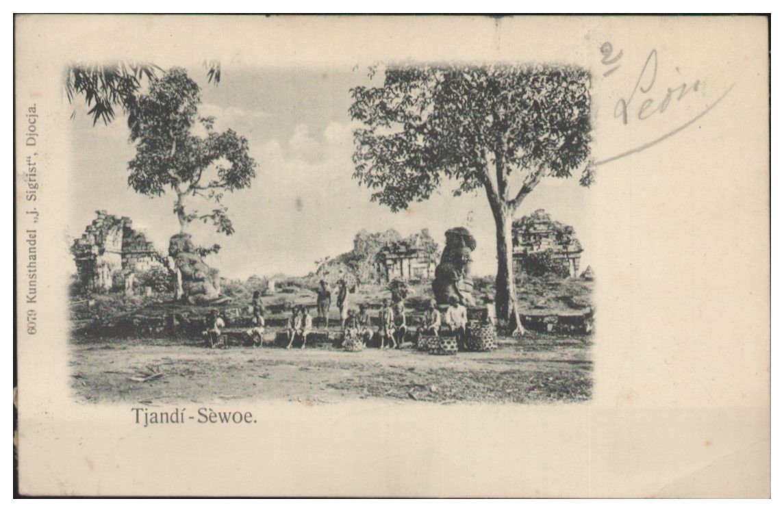 V9944/Tjandi-Sewoe Indonesia Postcard 1907