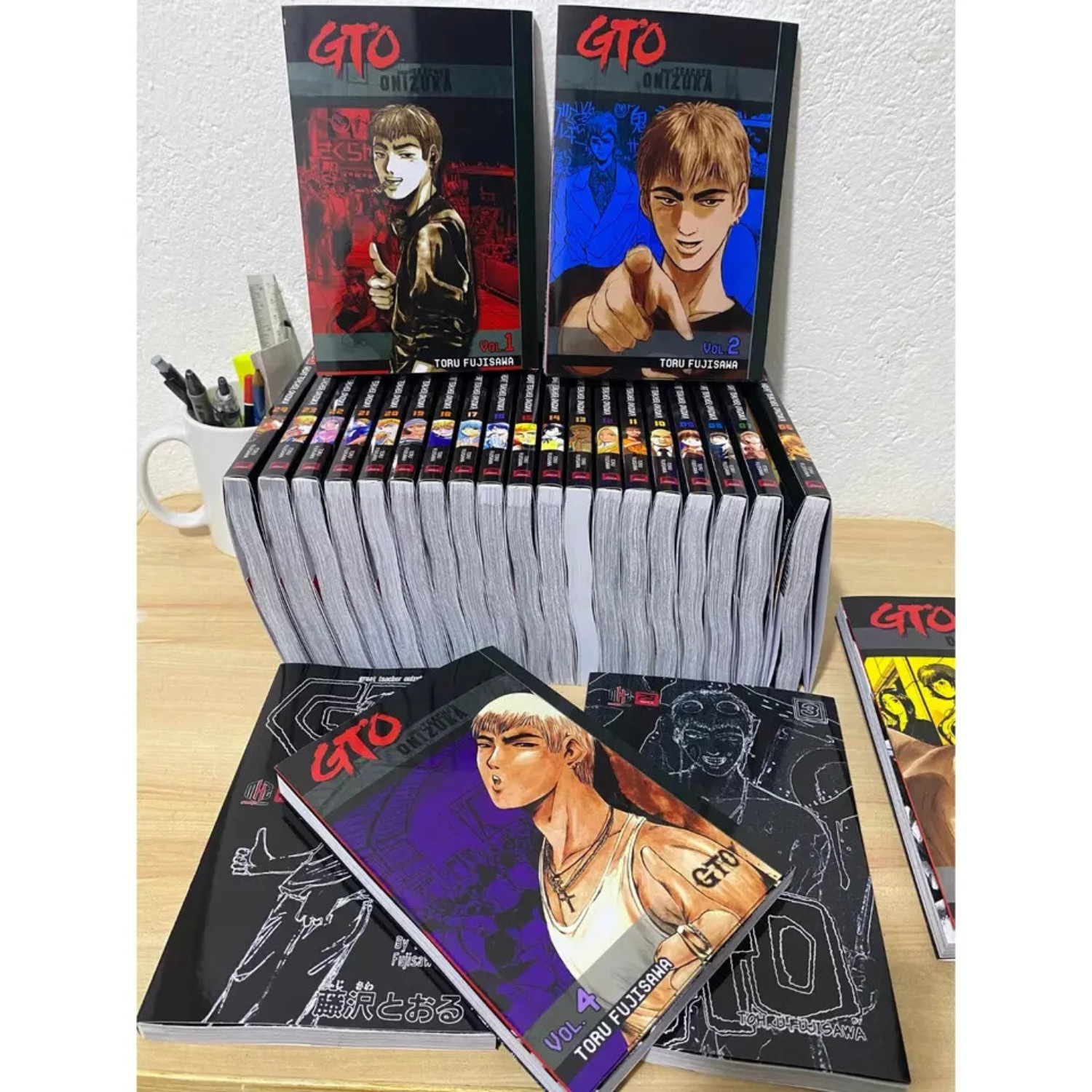 GTO Great Teacher Onizuka Manga Volume 1-25 Complete Set English Version Comic
