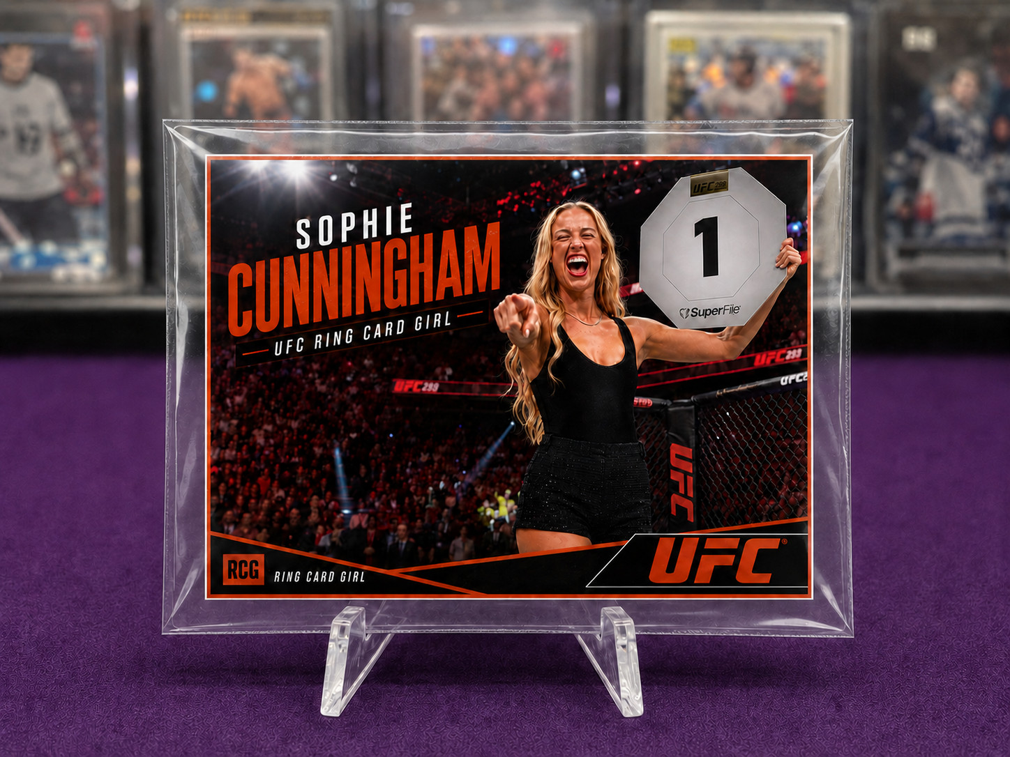 ACEO 2026 Sophie Cunningham Ring Girl UFC Bout Custom Art Card Novelty