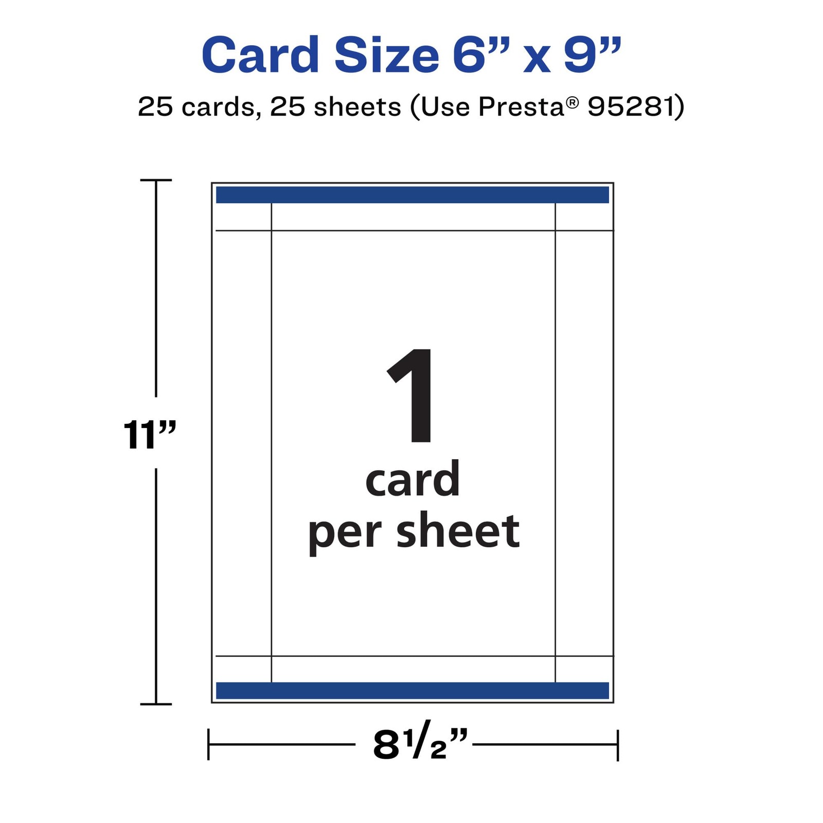 Avery Printable Rectangle Postcards Sure Feed Technology 6 X 9 Glossy White