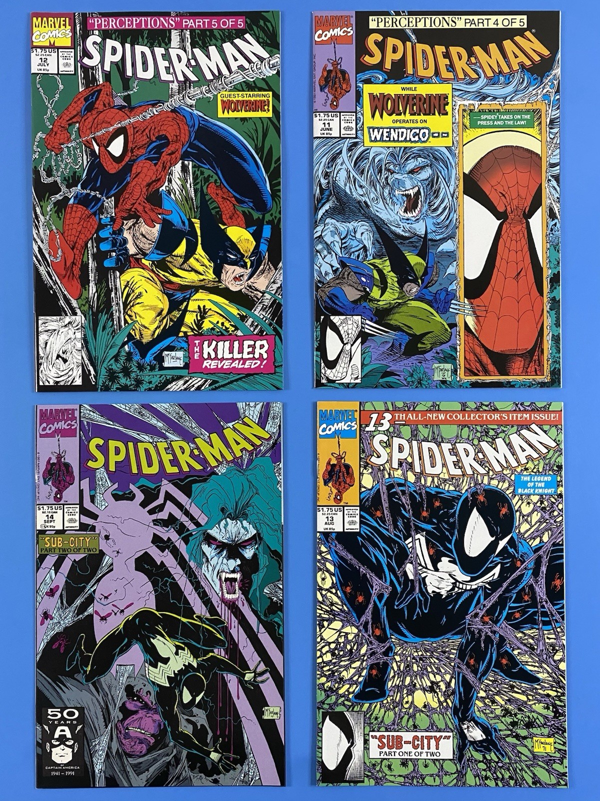 Spider-man #1-37 Marvel (1990) McFarlane Complete Full Run NM/NM+ Lot Of (37)🔥