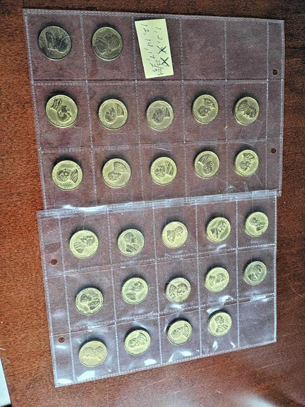 1948 1949 Topps Gum Co. President Gold Plastic Coins Medals 26 of 32 Abe Lincoln