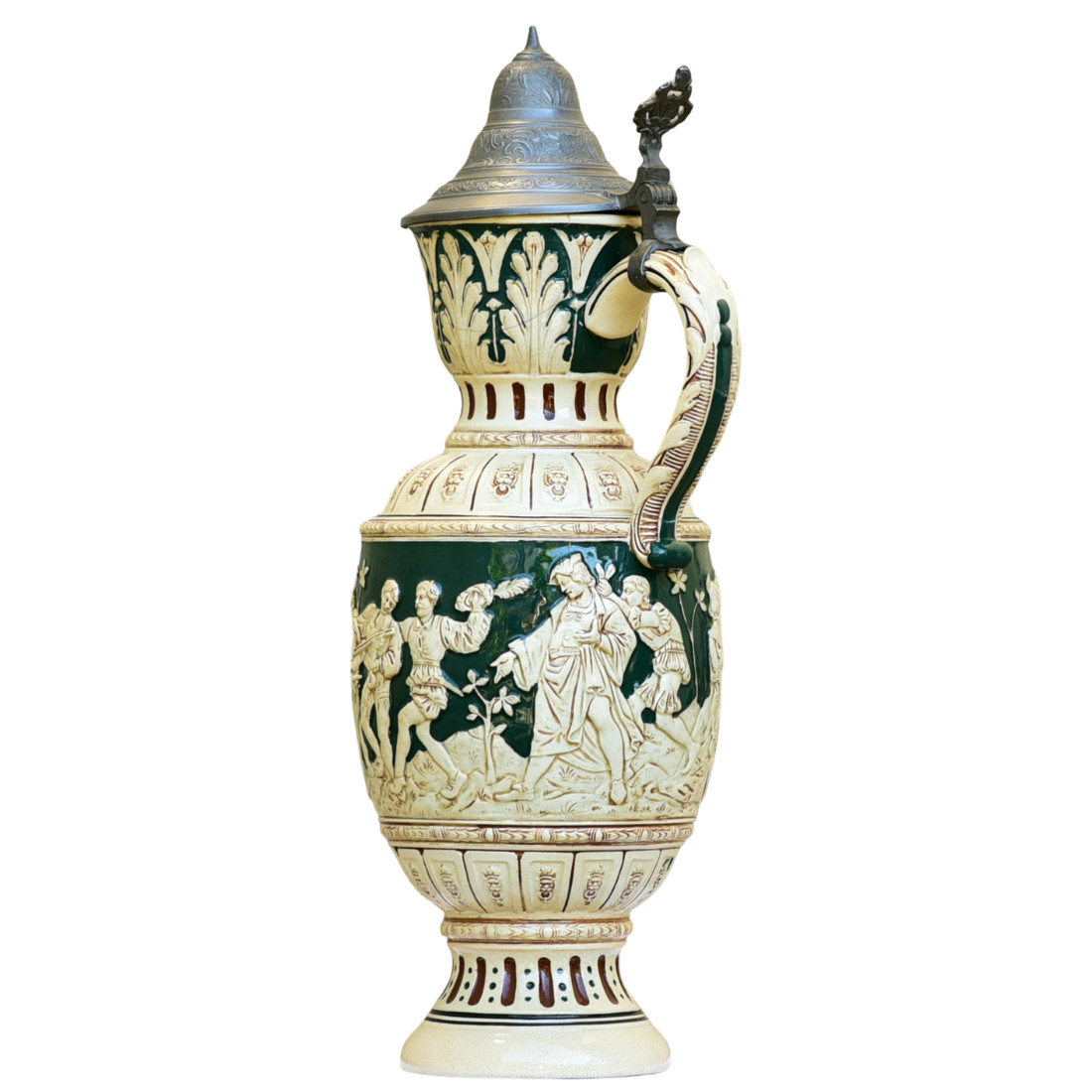 German Regimental Beer Stein Pionier | Porcelain Lithophane