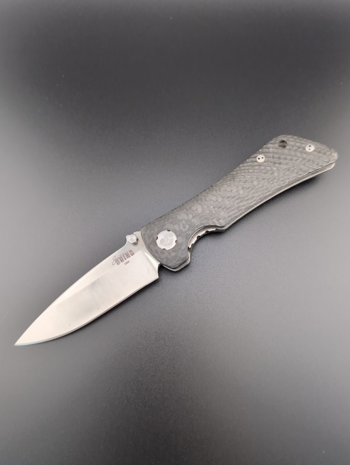 Southern Grind Spider Monkey – S35VN Satin Blade Carbon Fiber Handles – BS-167